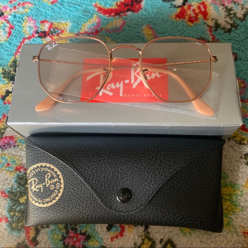 NWT✨ Ray-Ban Hexagonal Washed Evolve